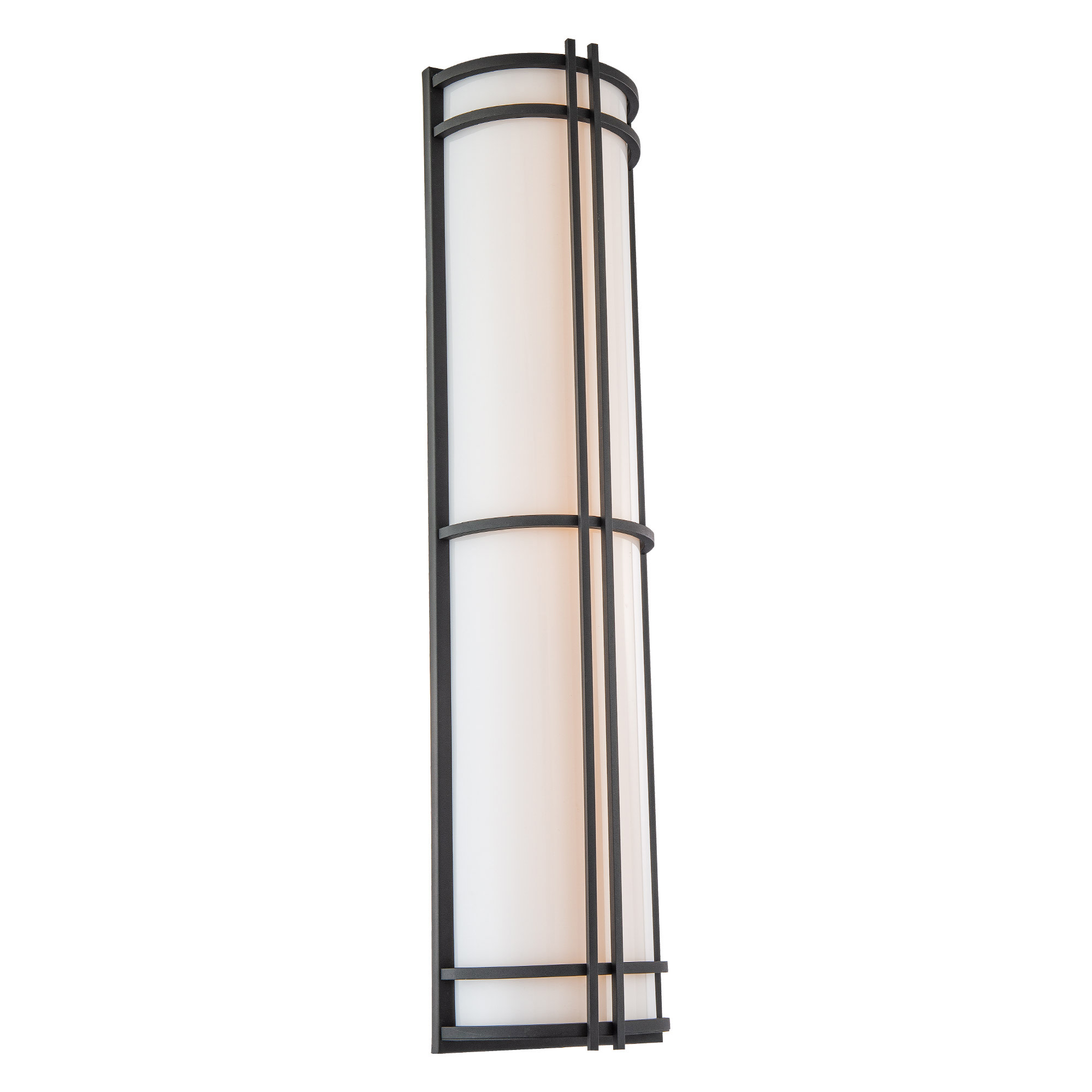 Photos - Floodlight / Street Light Modern Forms WS-W68618 Skyscraper 18" Tall LED Outdoor Wall Sconce / Flush Mount Ceiling Fixture with UV Rated White Acrylic 