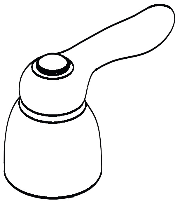 Moen 100621 Manufacturer Replacement Part Brushed Chrome Faucet Accessories and Parts Bathroom Sink Faucet Parts Handles