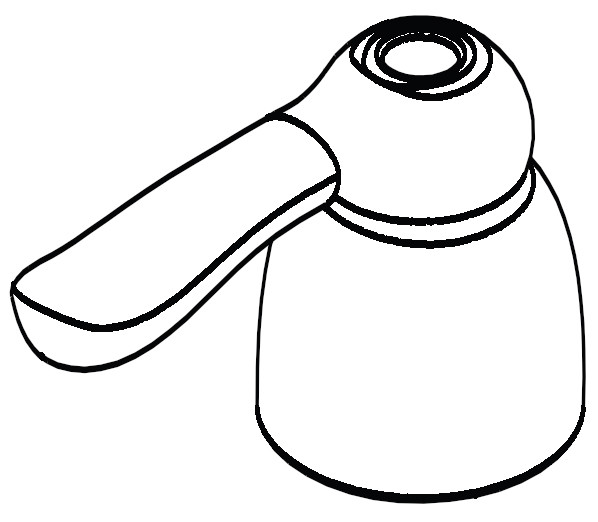 Moen 100624 Manufacturer Replacement Part Chrome Faucet Accessories and Parts Bathroom Sink Faucet Parts Handles
