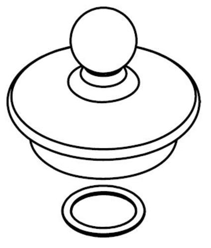 Moen 116630 Manufacturer Replacement Part Chrome Faucet Accessories and Parts Bathroom Sink Faucet Parts Handle Parts