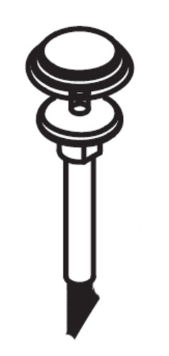 Moen 116667 Replacement Diverter Rod Kit Chrome Faucet Accessories and Parts Bathroom Sink Faucet Parts Lift Rods