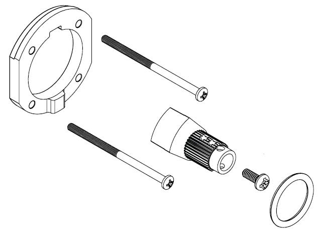 Moen 122566 Manufacturer Replacement Part Chrome Faucet Accessories and Parts Bathroom Sink Faucet Parts Handle Parts