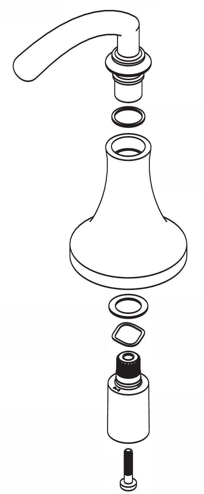 Moen 128880 Manufacturer Replacement Part Brushed Nickel Faucet Accessories and Parts Bathroom Sink Faucet Parts Handles