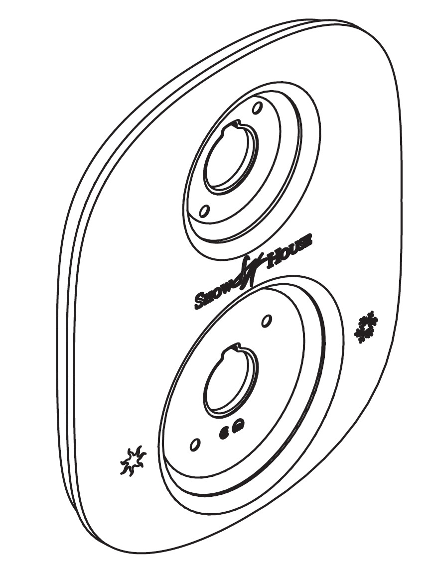 Moen 138300 Manufacturer Replacement Part Nickel Bath and Shower Parts Shower Trim Parts Escutcheons