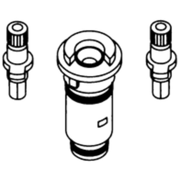 Moen 14690 Heavy Duty Ceramic Disc Cartridge Chrome Valves Handle Valves Cartridges for Bathroom Faucets