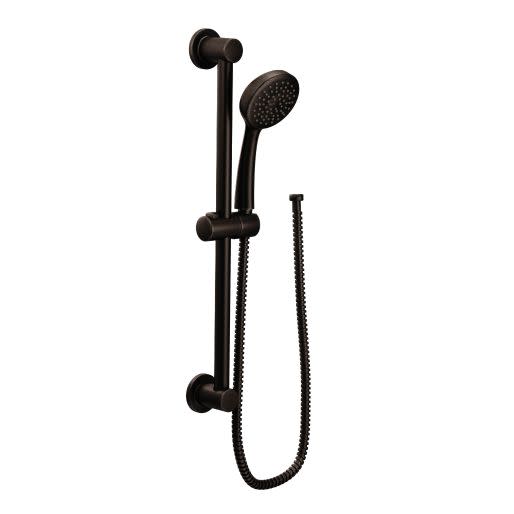 Photos - Shower System Moen 3868EP Single Function Hand Shower Package with Hose and Slide Bar Included Oil Rubbed Bronze Showers Hand Showers Sing
