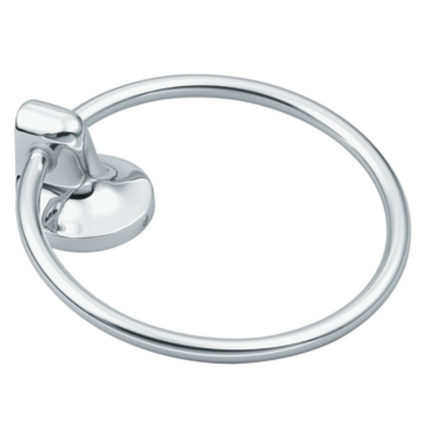 Moen 5886 Towel Ring from the Aspen Collection Chrome Bathroom Hardware and Accessories Bathroom Hardware Towel Rings