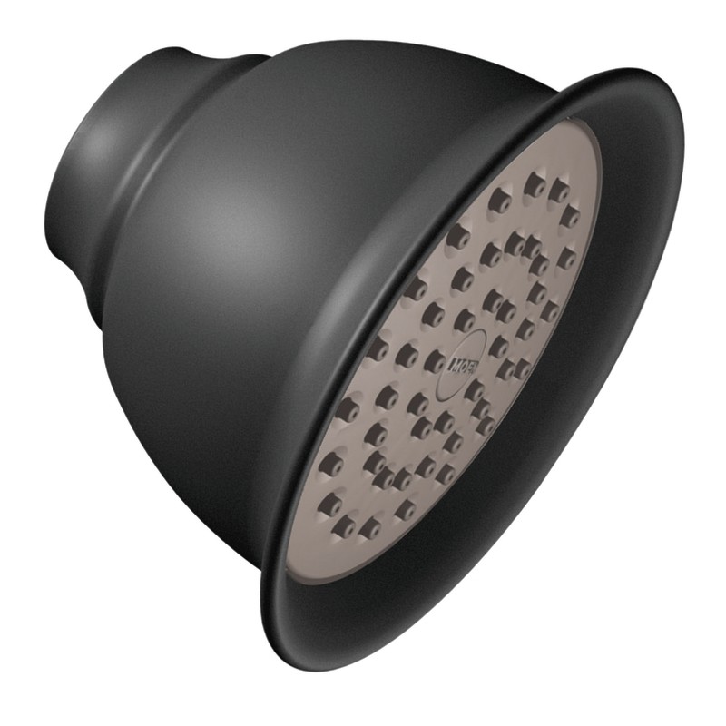 Moen 6302 2.5 GPM Single Function Shower Head from the MoenFlo XL Collection Wrought Iron Showers Shower Heads Single Function