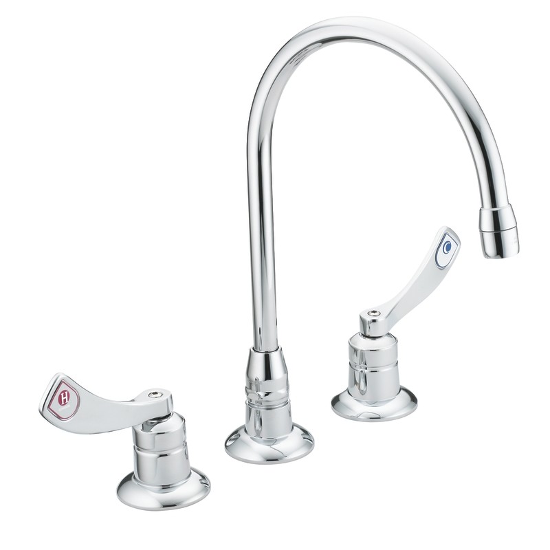 Photos - Tap Moen 8225 M-Dura Commercial Bar Faucet Chrome Faucet Bar Double Handle 