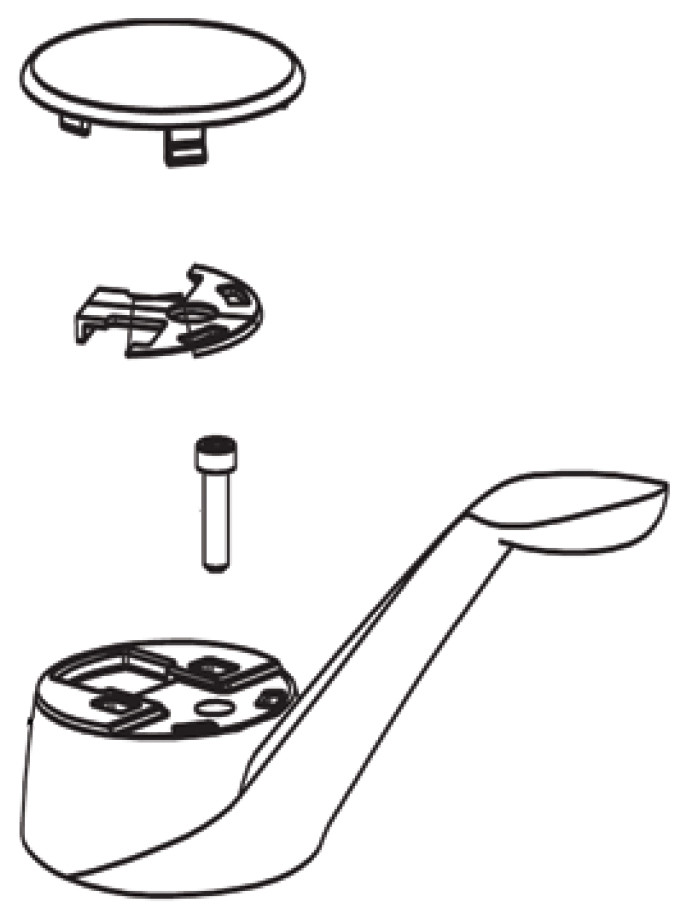 Moen 93989 Manufacturer Replacement Part Glacier Faucet Accessories and Parts Bathroom Sink Faucet Parts Handles