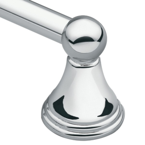 Moen DN8418 18" Towel Bar from the Preston Collection Chrome Bathroom Hardware and Accessories Bathroom Hardware Towel Bars