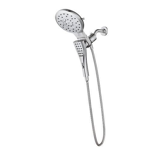 Moen 220C3EP Verso 1.75 GPM Multi Function Shower Head with Hand Shower Chrome Showers Shower Heads Combination