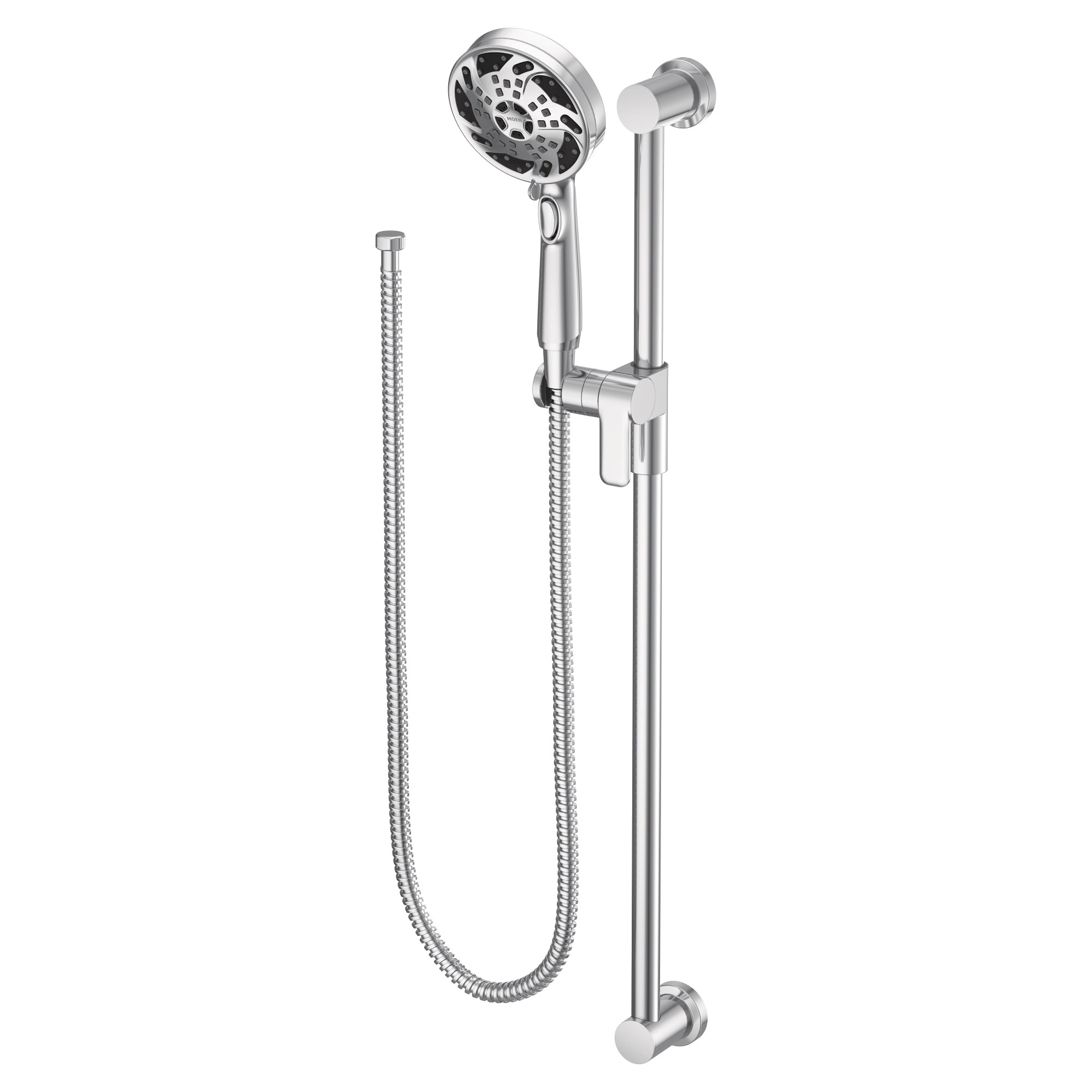Photos - Shower System Moen 3670EP 1.75 GPM Multi-Function Hand Shower Package - Includes Slide Bar and Hose Chrome Showers Hand Showers Multi Func 