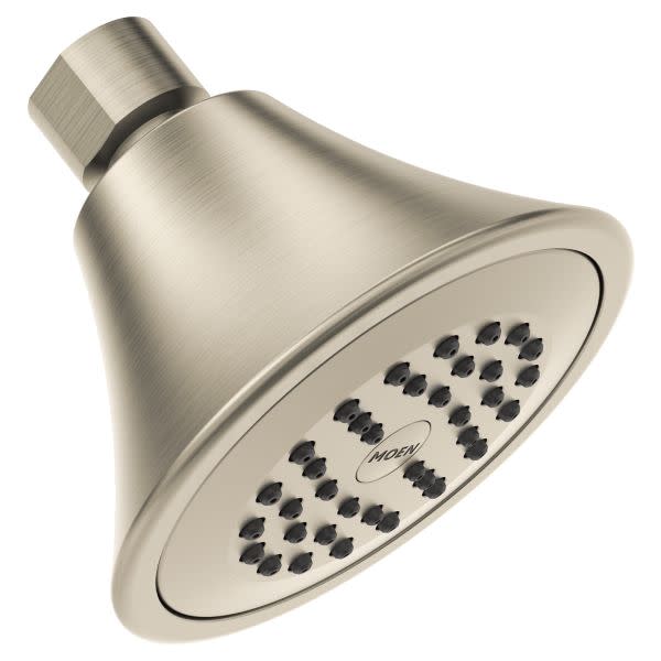 Moen 6370 2.5 GPM Single Function Shower Head Brushed Nickel Showers Shower Heads Single Function