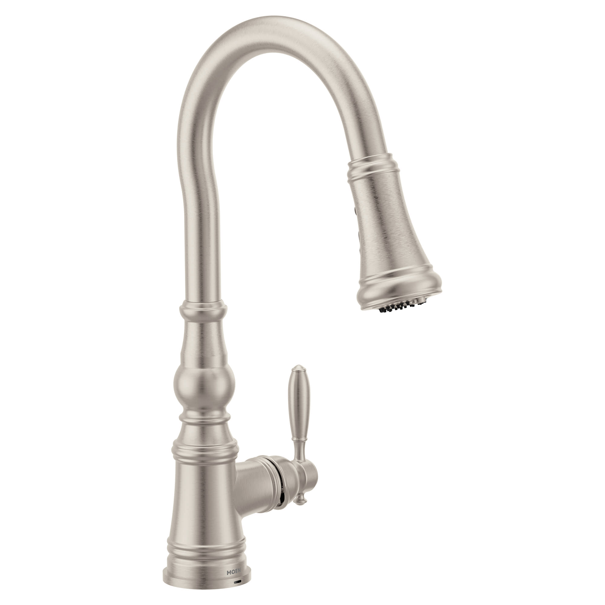 Moen FS73004 Weymouth 1.5 GPM Single Hole Pull Down Kitchen Faucet Spot Resist Stainless Faucet Kitchen Single Handle
