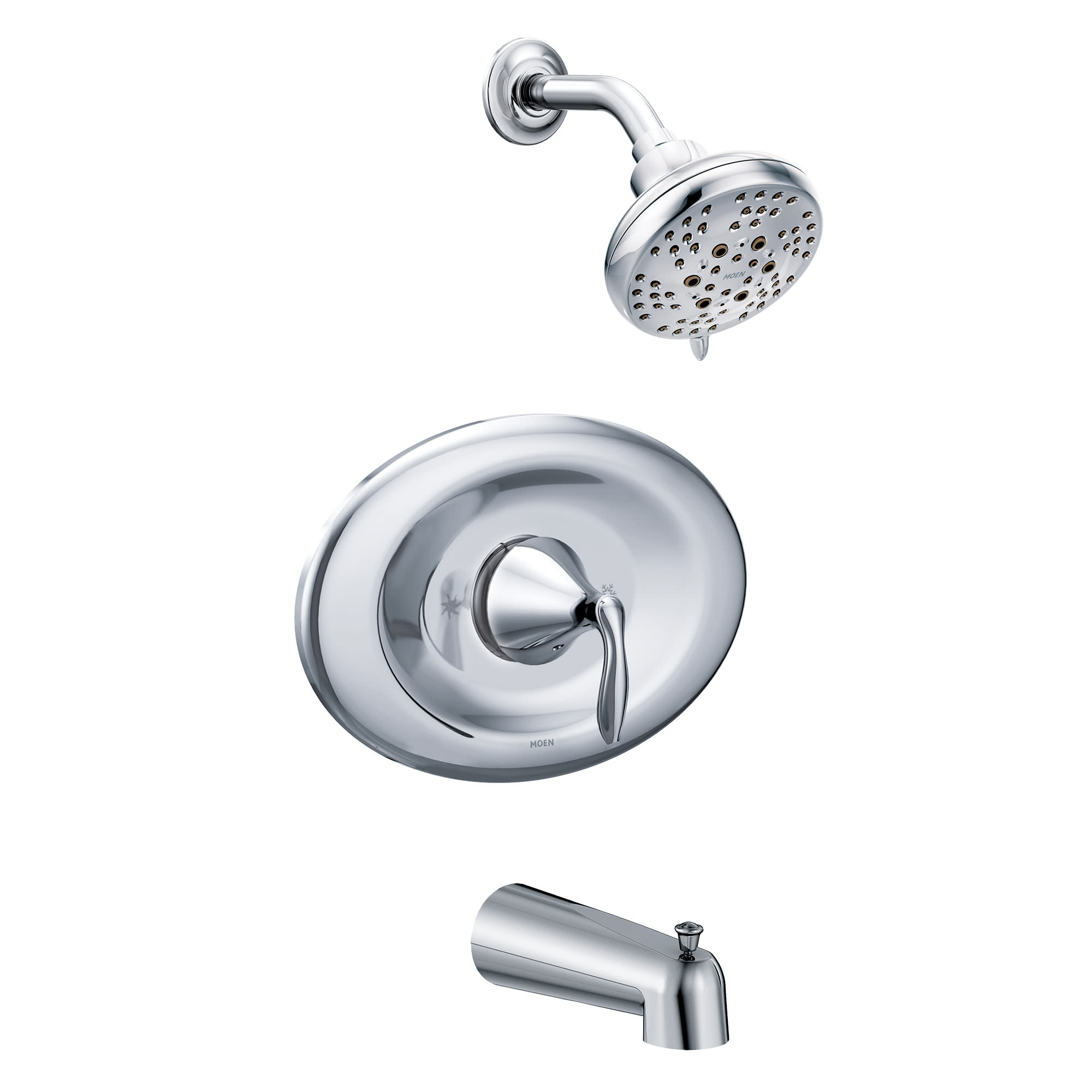Photos - Shower System Moen T2139EP Eva Multi Function Pressure Balanced Valve Trim Only with Single Lever Handle and Integrated Diverter - Less Ro 