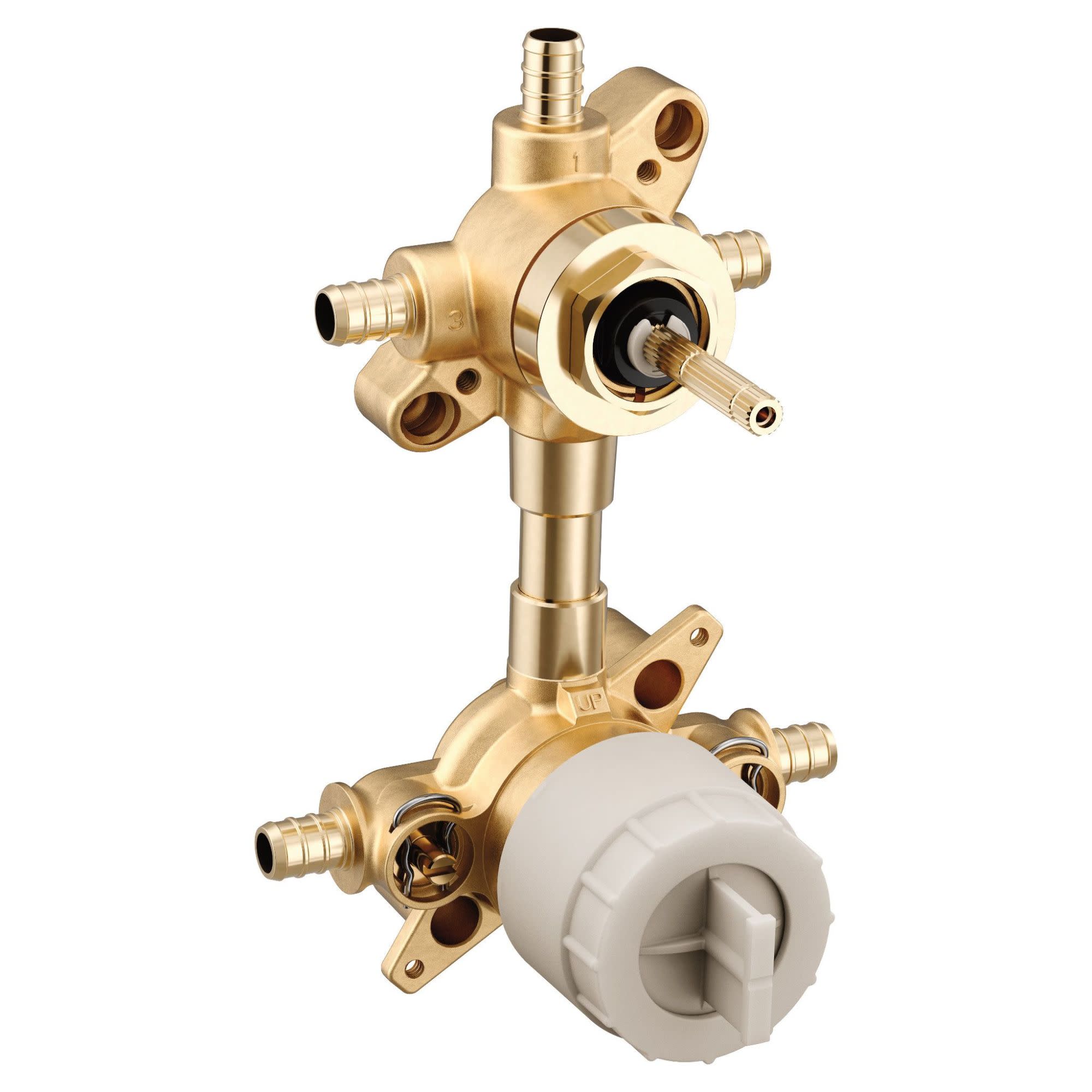 Photos - Shower Trap / Waste Moen U232XS M-Core 2 or 3 Non-Shared Function Pressure Balanced 1/2" PEX Shower Valve with Stops Valves Rough In Valves Show 