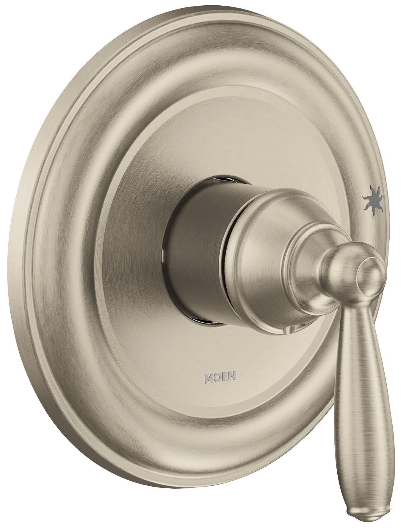 Photos - Shower System Moen UT2151 Brantford Pressure Balanced Valve Trim Only with Single Lever Handle - Less Rough In Brushed Nickel Showers Valv 