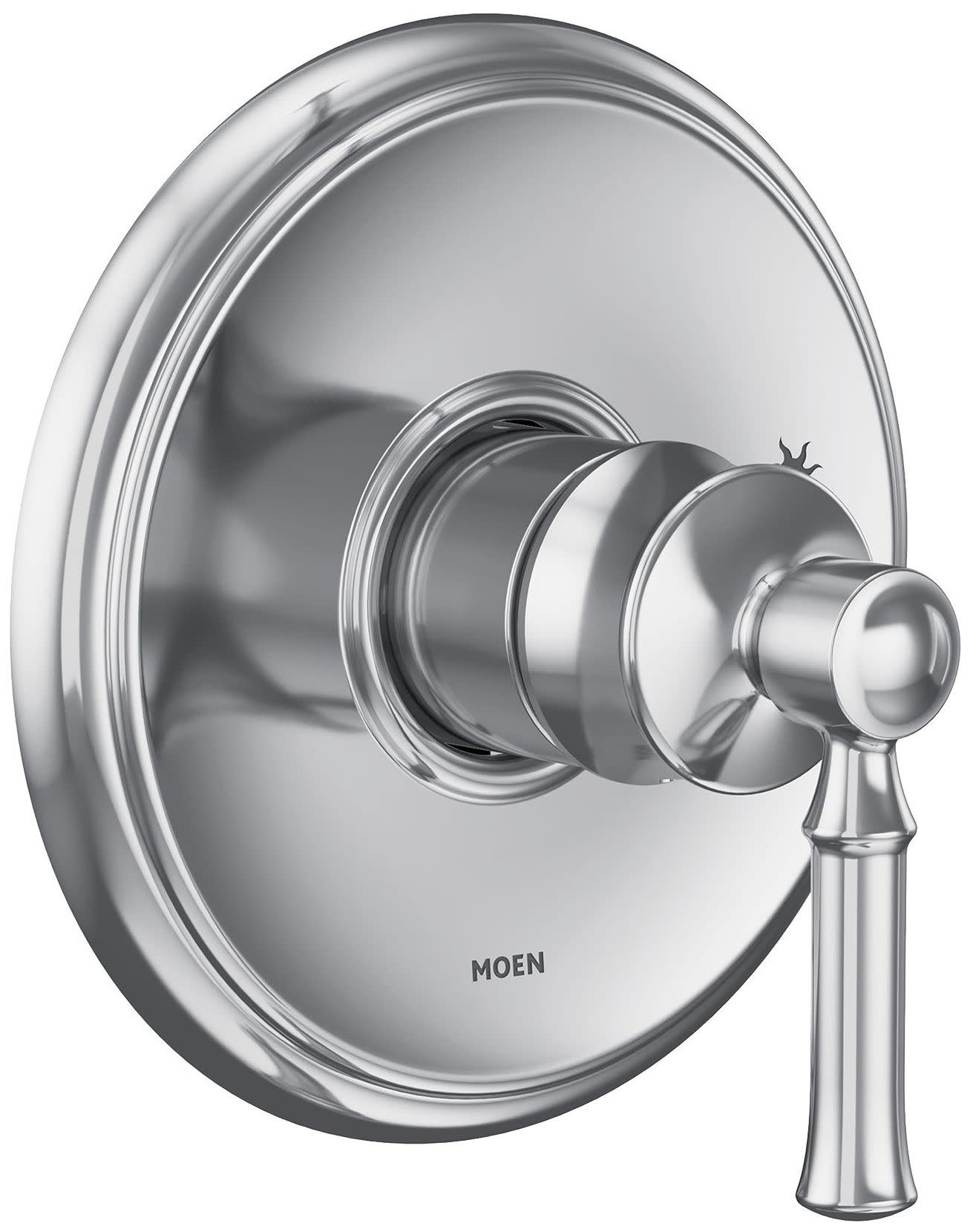 Photos - Shower System Moen UT2181 Dartmoor Pressure Balanced Valve Trim Only with Single Lever Handle - Less Rough In Chrome Showers Valve Trim On 