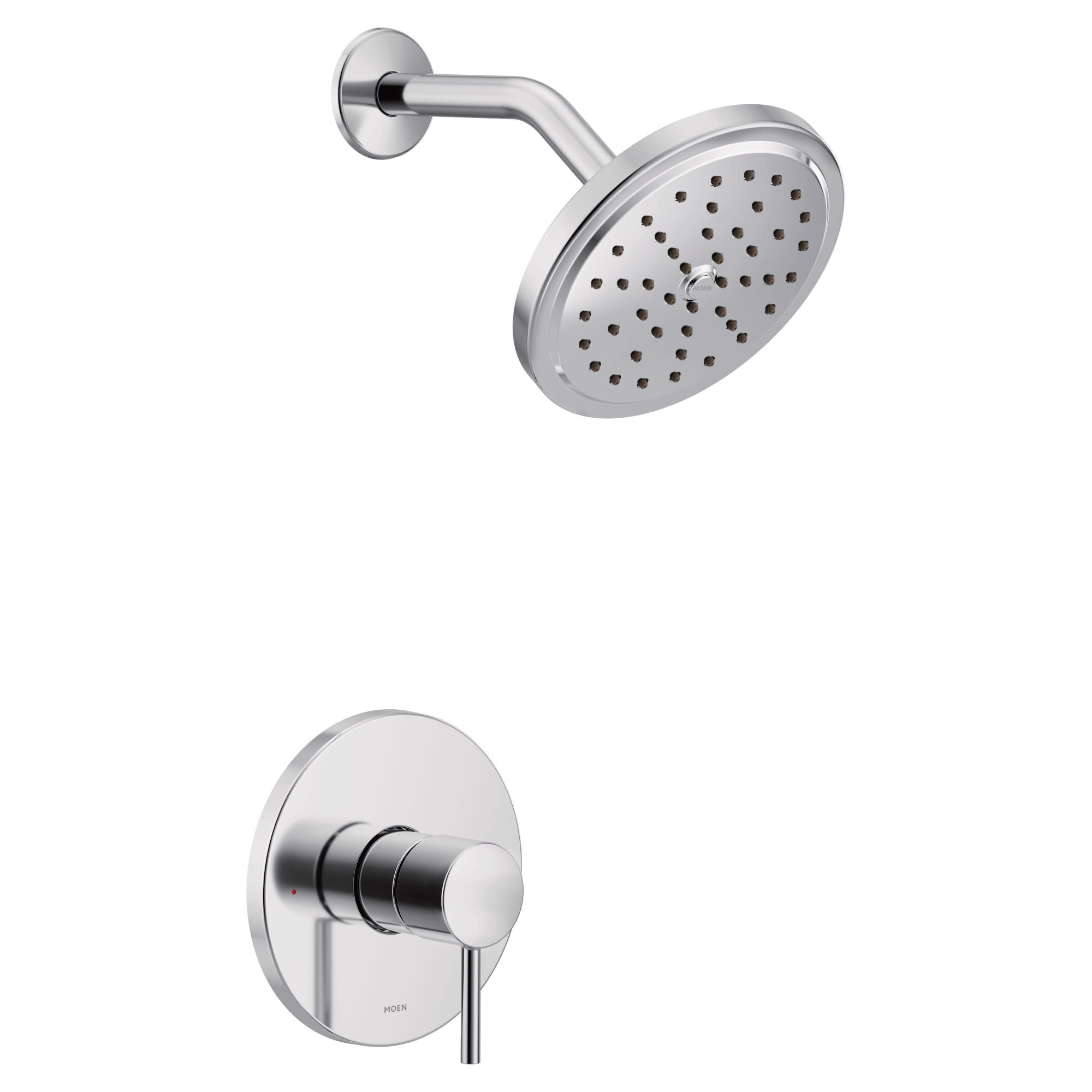 Moen UT3292EP Align Single Function Pressure Balanced Valve Trim Only with Single Lever Handle Chrome Showers Shower Only Pressure Balanced