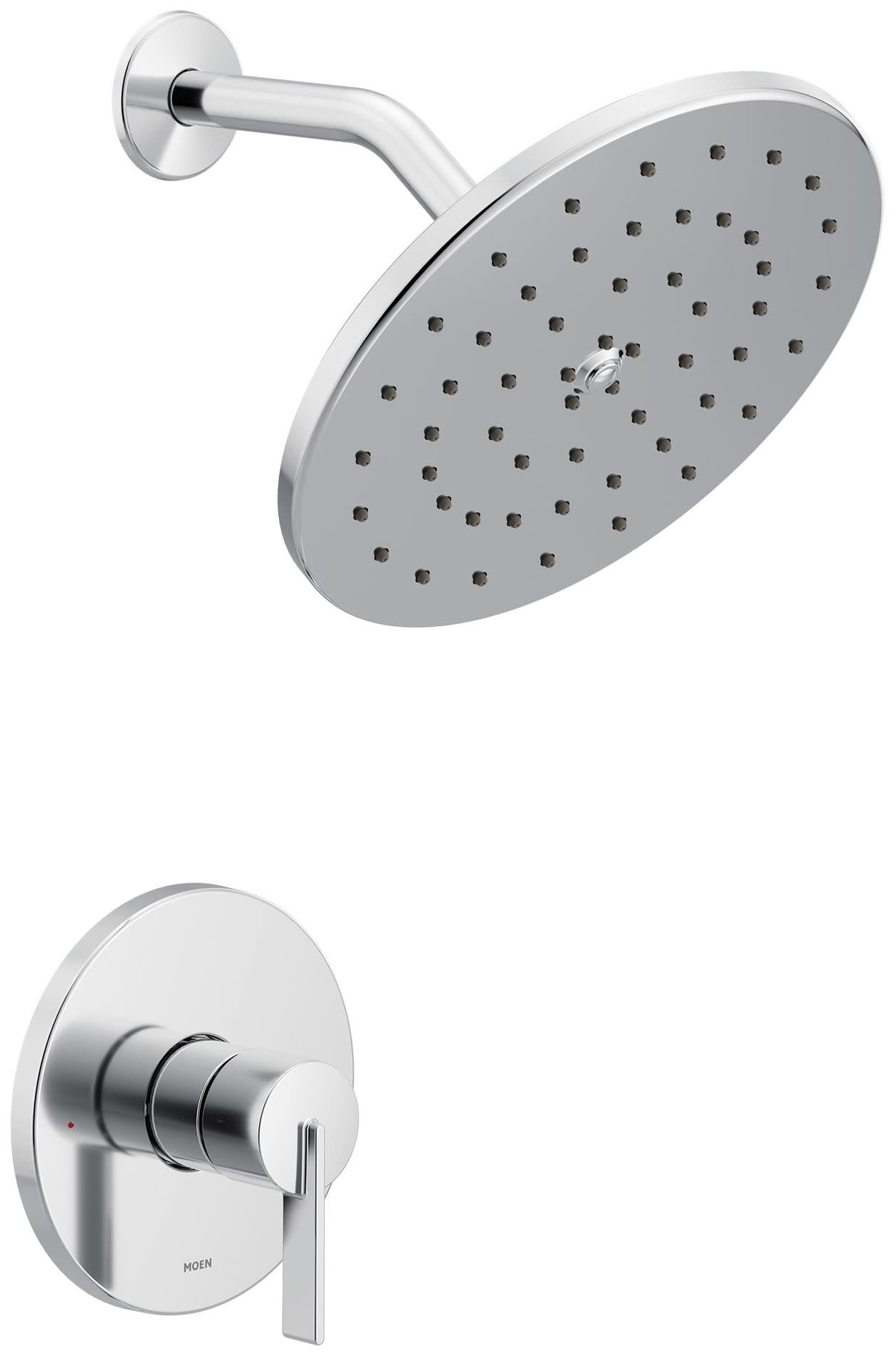 Moen UT3362EP Cia Shower Only Trim Package with 1.75 GPM Single Function Shower Head Chrome Showers Shower Only Pressure Balanced