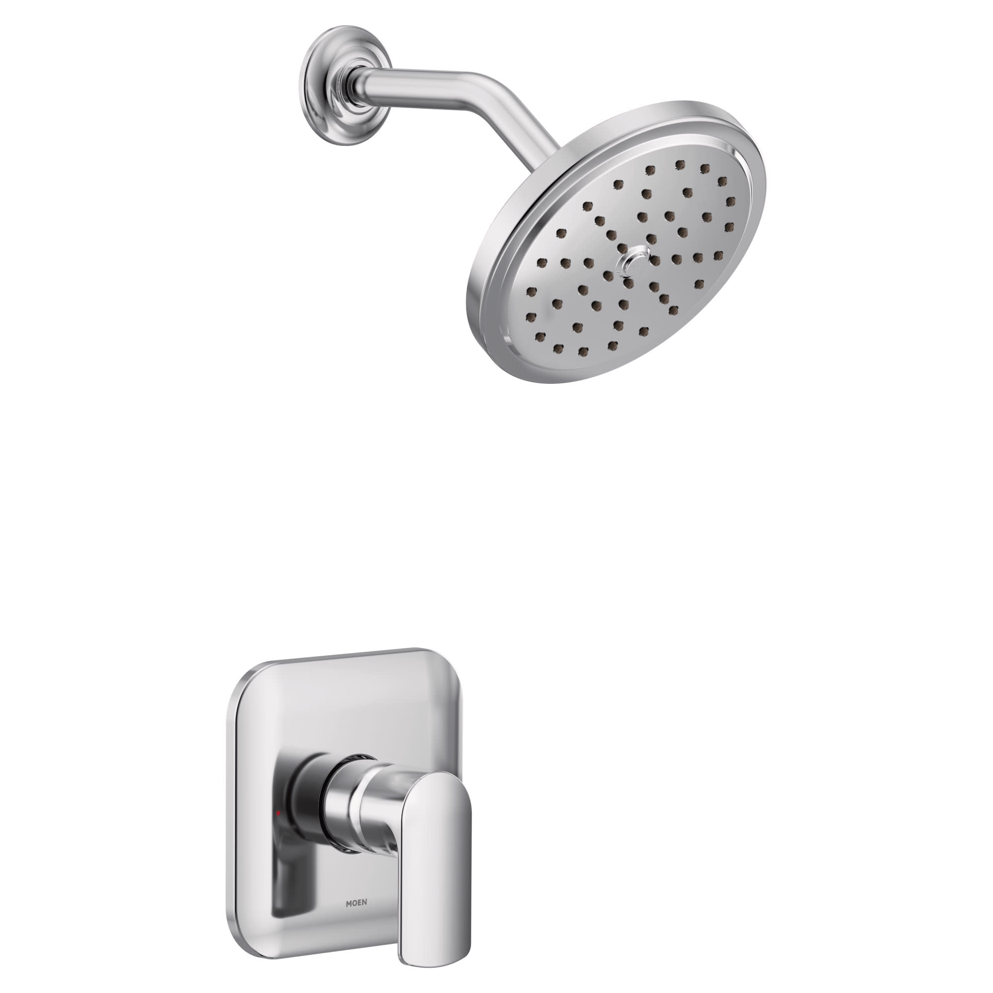 Moen UT3812EP Rizon Single Function Pressure Balanced Valve Trim Only with Single Lever Handle Chrome Showers Shower Only Pressure Balanced