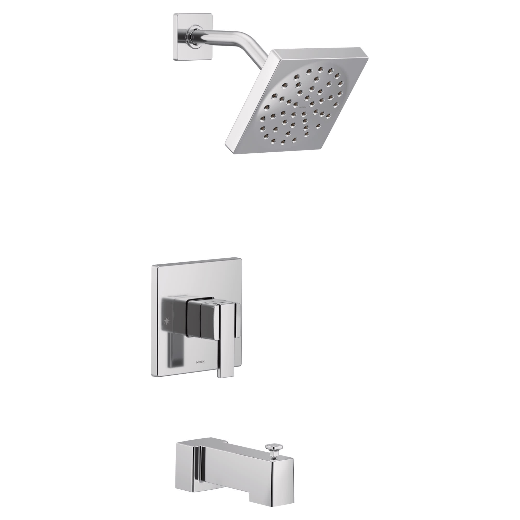 Moen UTS3713EP 90 Degree Single Function Pressure Balanced Valve Trim Only with Single Lever Handle and Integrated Diverter - Less Rough In Chrome