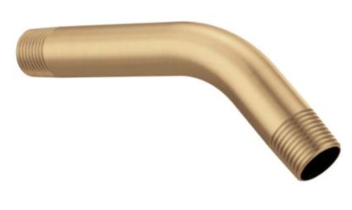 Moen 10154 6" Shower Arm with 1/2" Connection Bronzed Gold Bath and Shower Accessories Shower Components Shower Arms