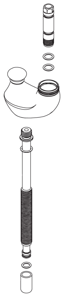 Moen 144574 Replacement Spout Kit Only Classic Stainless Faucet Accessories and Parts Bathroom Sink Faucet Parts Spouts