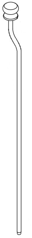Moen 149508 Replacement Lift Rod Only Chrome Faucet Accessories and Parts Bathroom Sink Faucet Parts Lift Rods