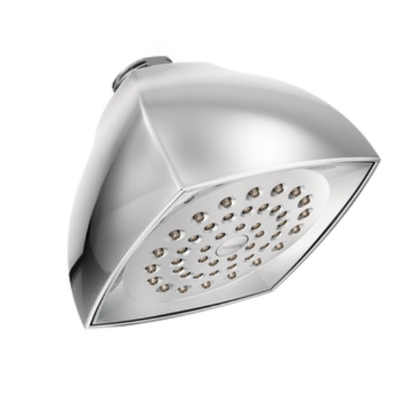 Moen 6325 Voss 2.5 GPM Single Function Shower Head Chrome Showers Shower Heads Single Function