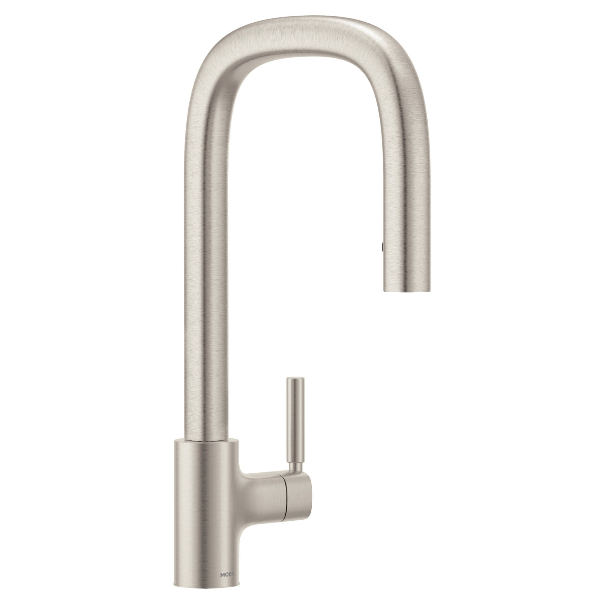 Moen S74001 Tenon 1.5 GPM Single Hole Pull Down Kitchen Faucet with Reflex Power Boost Duralock and Duralast Technologies Spot Resist Stainless