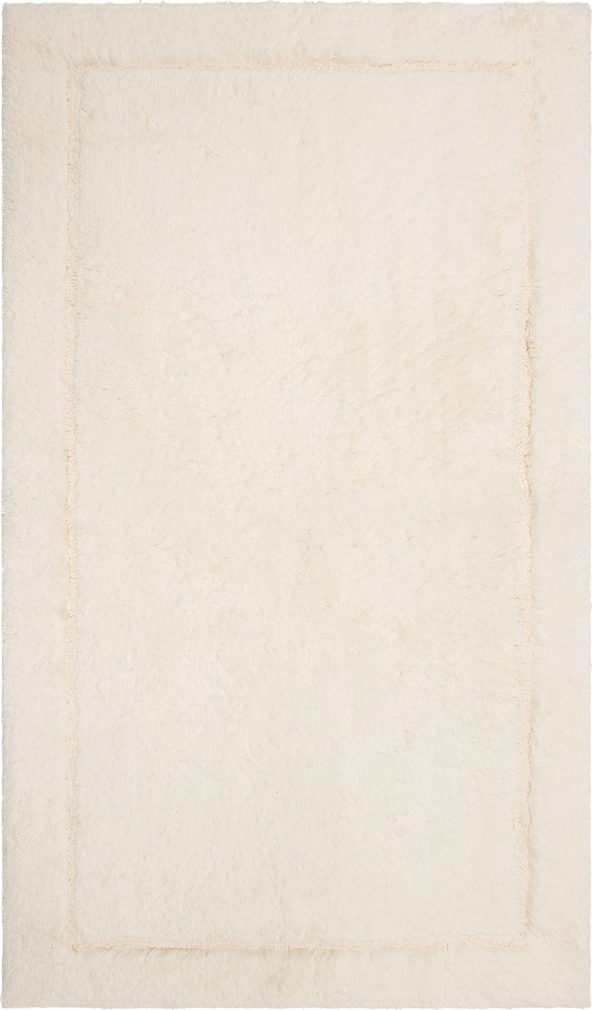 Photos - Bath Mat Mohawk Home N6357 027045 EC Regency Bath 2-1/4' x 3-3/4' Shag Cotton Solid Indoor Rectangular Bathroom Rug Parchment Home De 