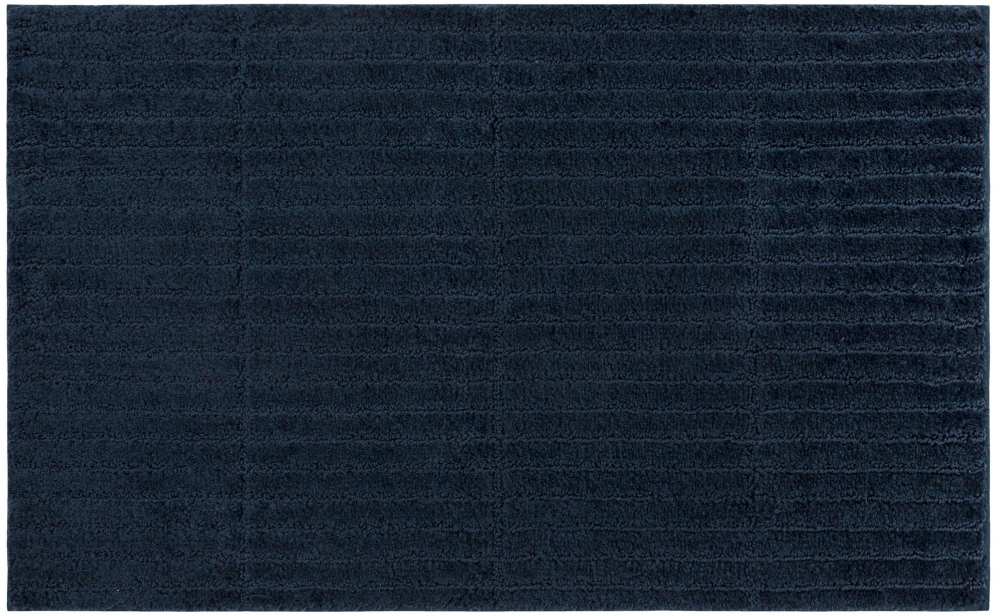 Photos - Bath Mat Mohawk Home N6539 024040 EC Knitted Bath 2' x 3-1/4' Polyester Geometric Indoor Rectangular Bathroom Rug Sanctuary Indigo Ho 