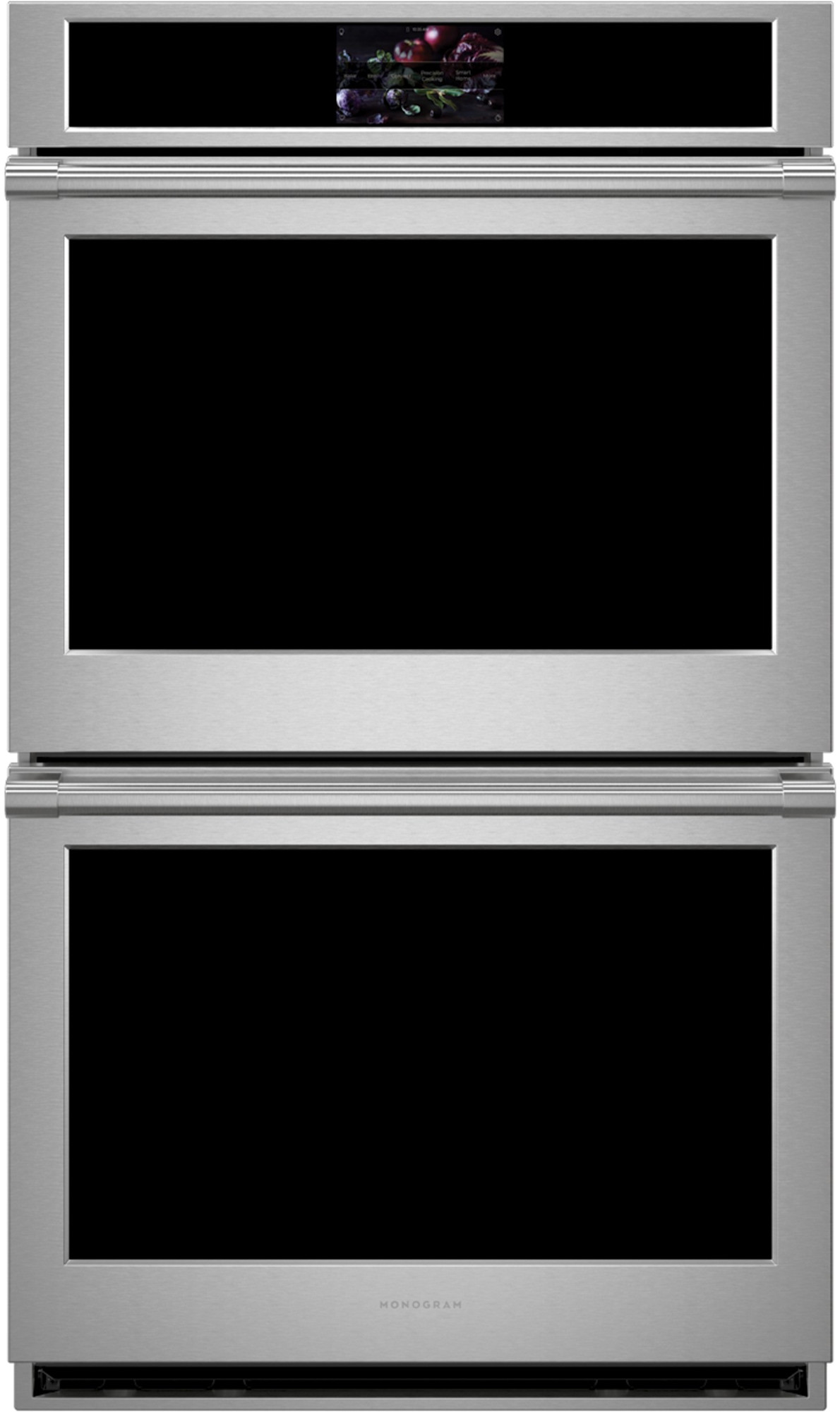 Photos - Oven Electric Monogram ZTDX1DPSN 30 Inch Wide Statement Smart Convection Double Wall Stainless Steel Cooking Appliances Wall
