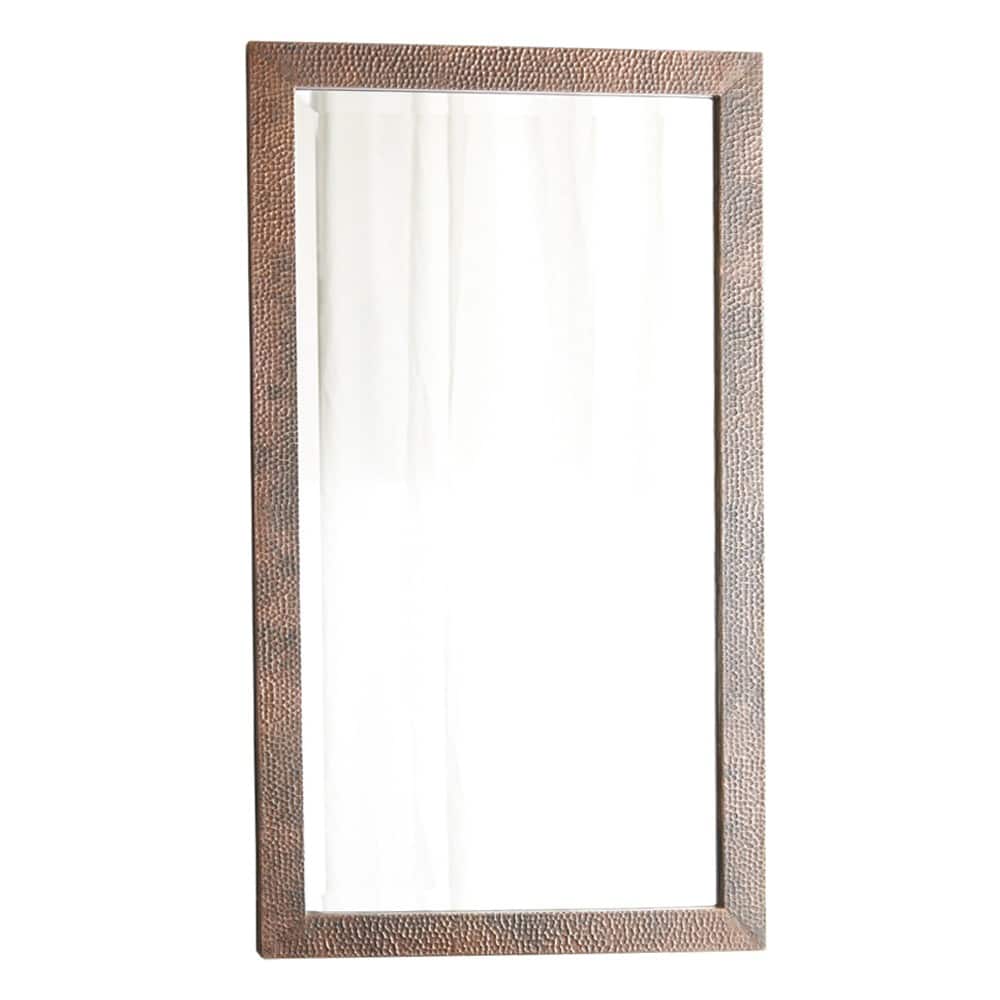 Native Trails CPM294 20" W x 36" H Rectangular Framed Bathroom Wall Mirror Antique Copper Home Decor Mirrors Bathroom Mirror