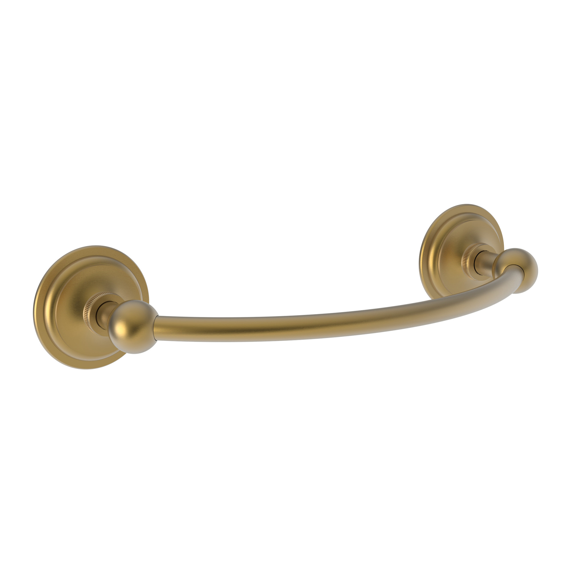 Newport Brass 1600-1200 Miro 8" Towel Bar With Installation Hardware Included Satin Bronze (PVD) Bathroom Hardware and Accessories Bathroom Hardware