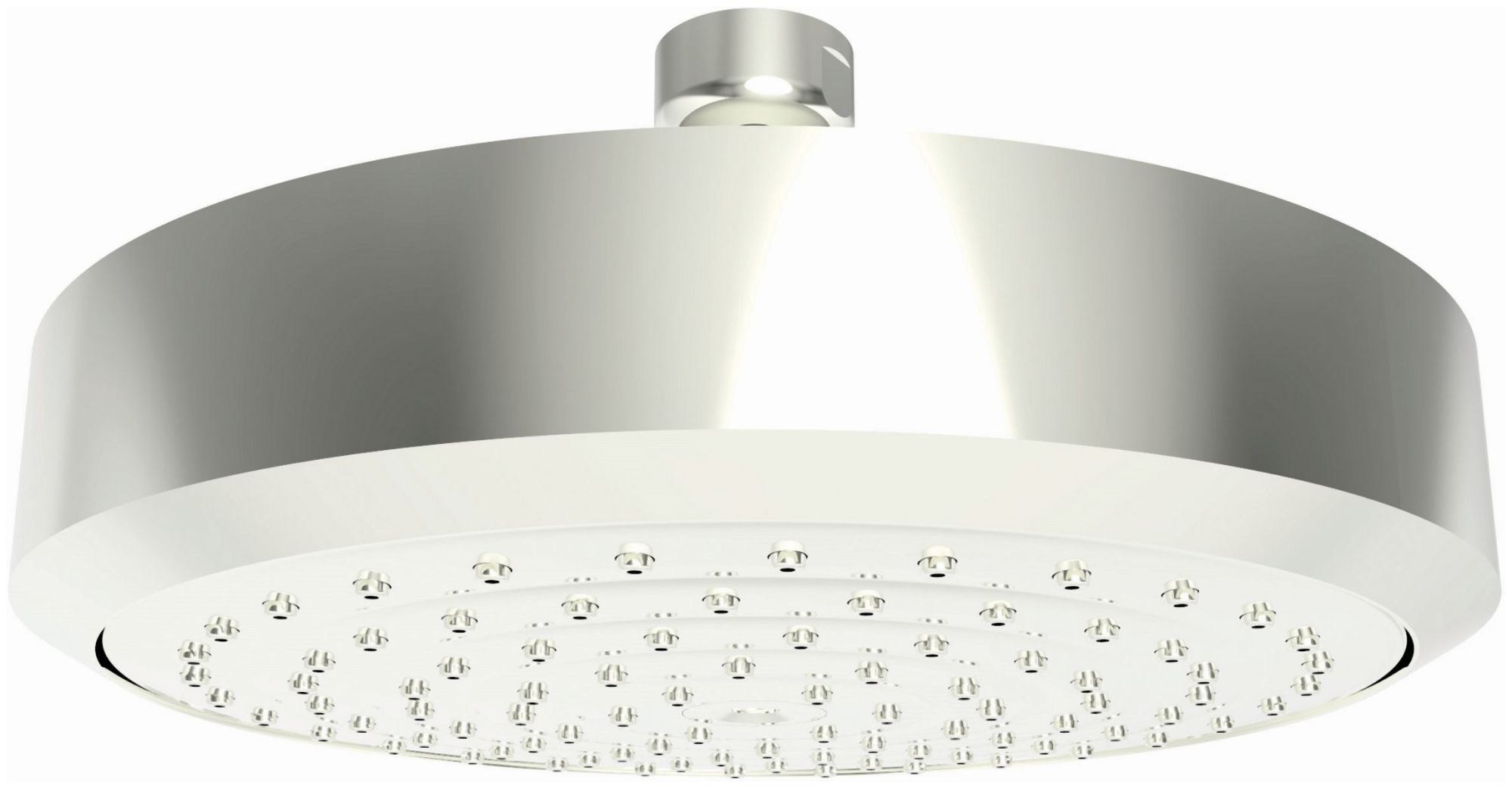 Photos - Shower System Newport Brass 2141 Tub and Shower 1.8 GPM Single Function Rain Shower Head Polished Nickel Showers Shower Heads Single Funct 
