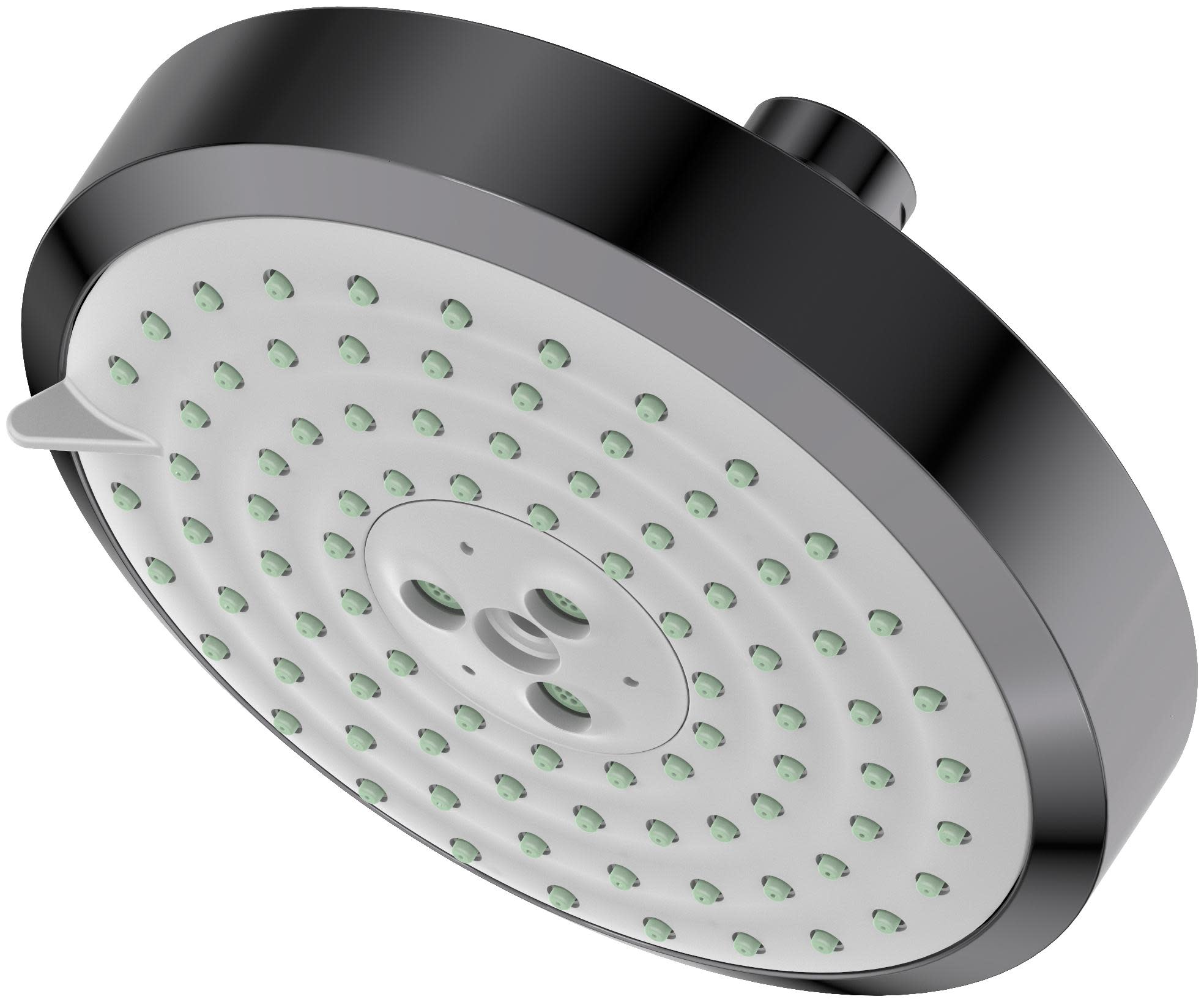Newport Brass 2143 Tub and Shower 1.8 GPM Multi Function Shower Head Midnight Chrome Showers Shower Heads Multi Function