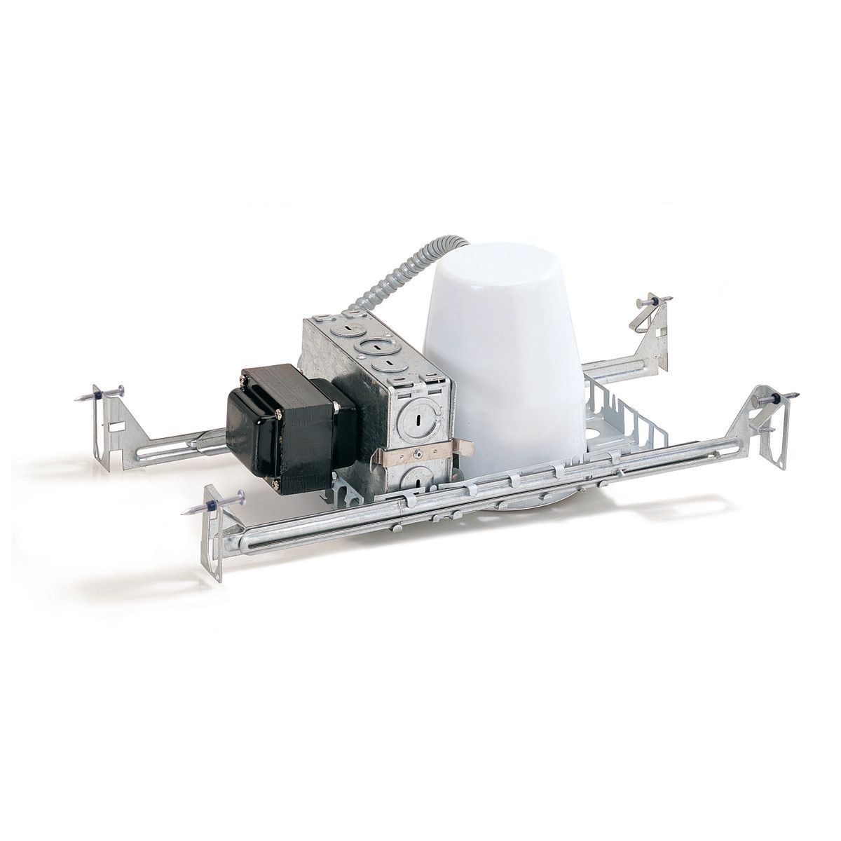 Photos - Chandelier / Lamp Air Tight Nora Lighting NL-401QAT 5-1/2" Tall GU5.3 New Construction Housing for 4" Trims - Airtight Recessed Lights Recessed Housings 