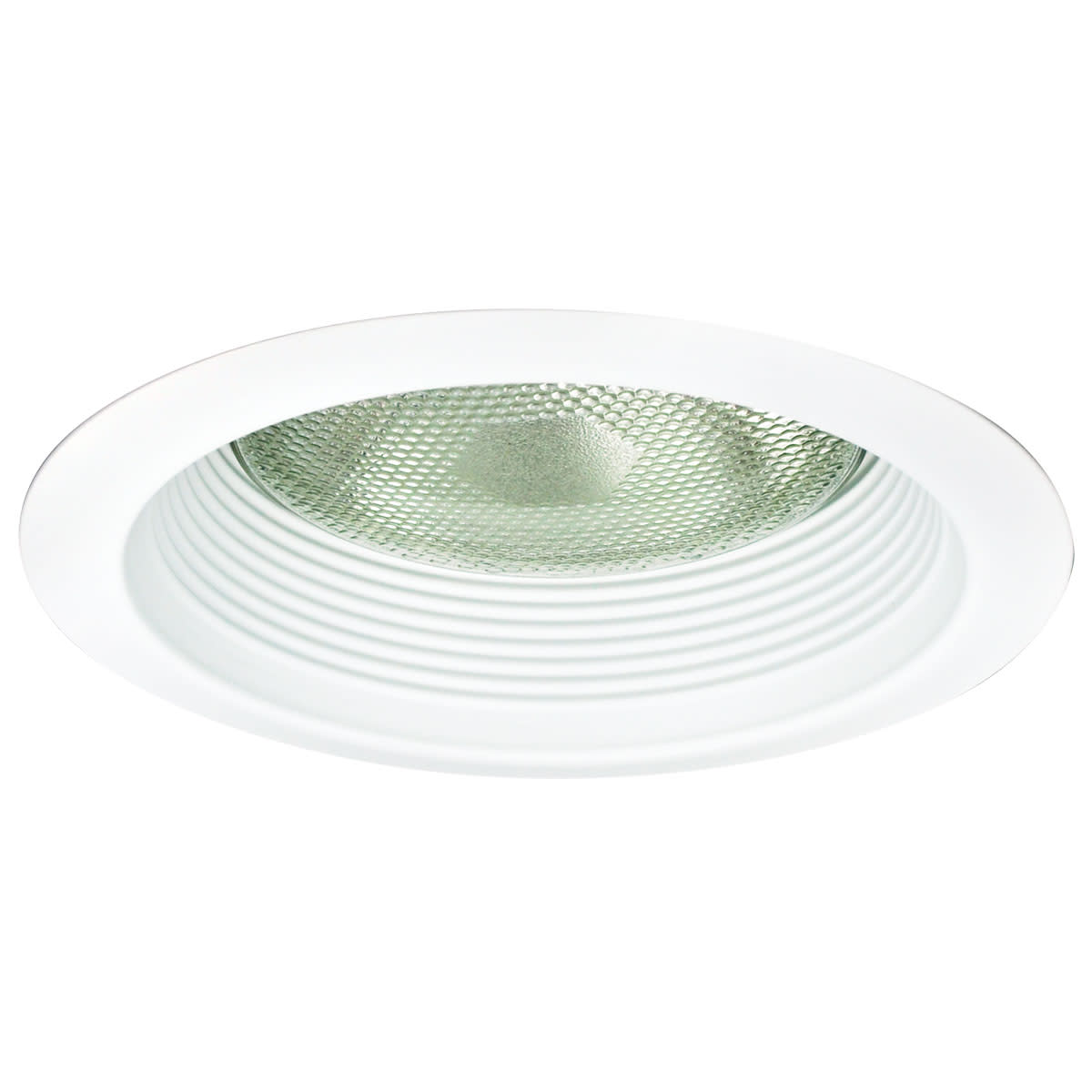 Photos - Chandelier / Lamp Max Nora Lighting NTM-726 6" Baffle Recessed Trim - 150W White / White Recessed Lights Recessed Trims NTM-726W