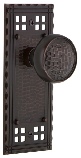 Photos - Door Handle Craftsman Nostalgic Warehouse  Solid Brass Single Dummy Knob - Timeless Bronze - 700521 700521 