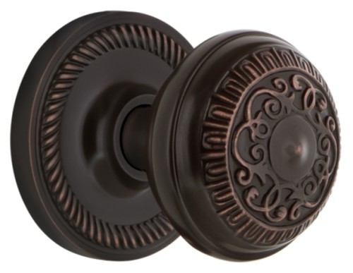 Photos - Door Lock EGG Nostalgic Warehouse ROPEADMRT214KH and Dart Solid Brass Vintage Skeleton Key Retrofit Entry Handleset Trim with Rope Ros
