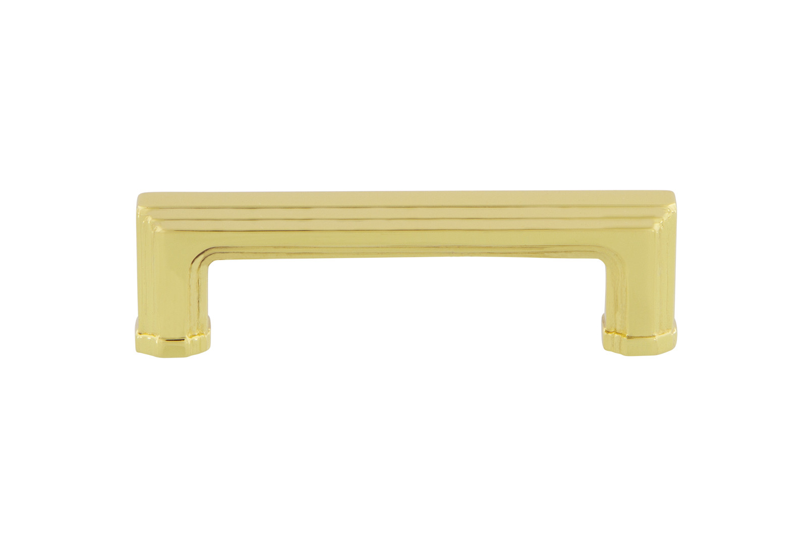 Photos - Furniture Hardware Carre Nostalgic Warehouse HPLCAR3  3" Center to Center Contemporary Cabinet Handle - Cabinet Pull - Solid Brass Polished Bras 