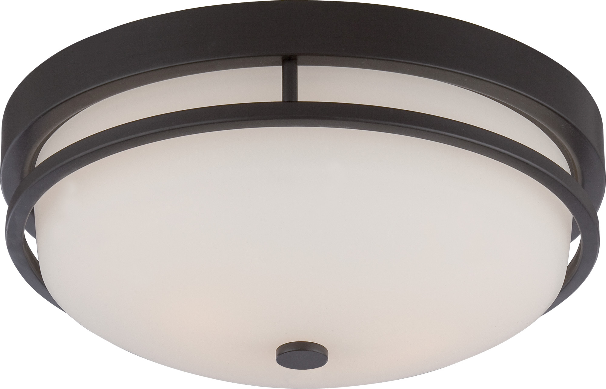 Photos - Chandelier / Lamp NuVo Lighting 60/5586 Neval 2 Light 13" Wide Flush Mount Bowl Ceiling Fixture Sudbury Bronze Indoor Lighting Ceiling Fixture 
