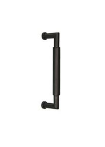 Omnia 9038/102 Ultima III - 4" Center to Center Solid Brass Smooth Barrel Modern Industrial Cabinet Handle / Drawer Pull Oil Rubbed Bronze Cabinet