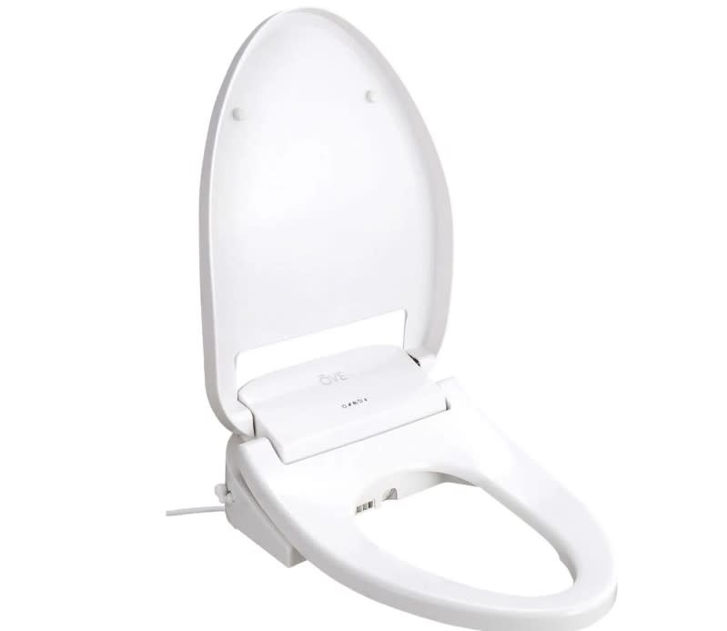 Photos - Toilet Seat Ove Decors 15WST-CALE20-OU Calero Elongated Closed-Front Bidet Seat with Soft Close and Night Light White Toilets and Bidets 