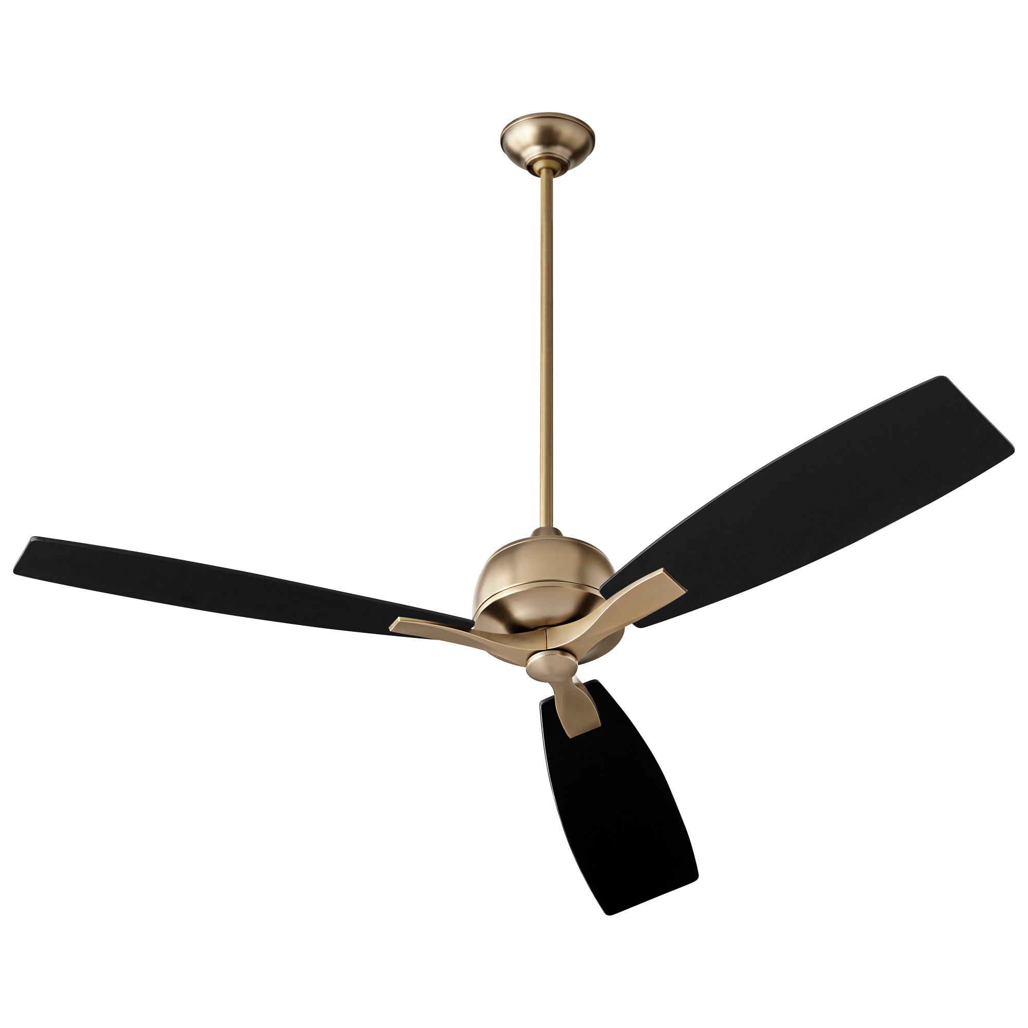 Photos - Fan Oxygen Lighting 3-109 Juno 60" 3 Blade Indoor Ceiling  with Wall Control Aged Brass s Ceiling s Indoor Ceiling s 