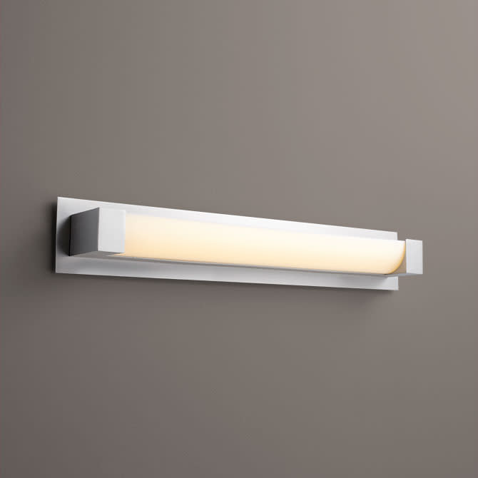 Photos - Chandelier / Lamp Oxygen Lighting 3-547-BP224 Single Light 29" Wide Integrated LED Bath Bar - ADA Compliant Satin Nickel Indoor Lighting Bathr 