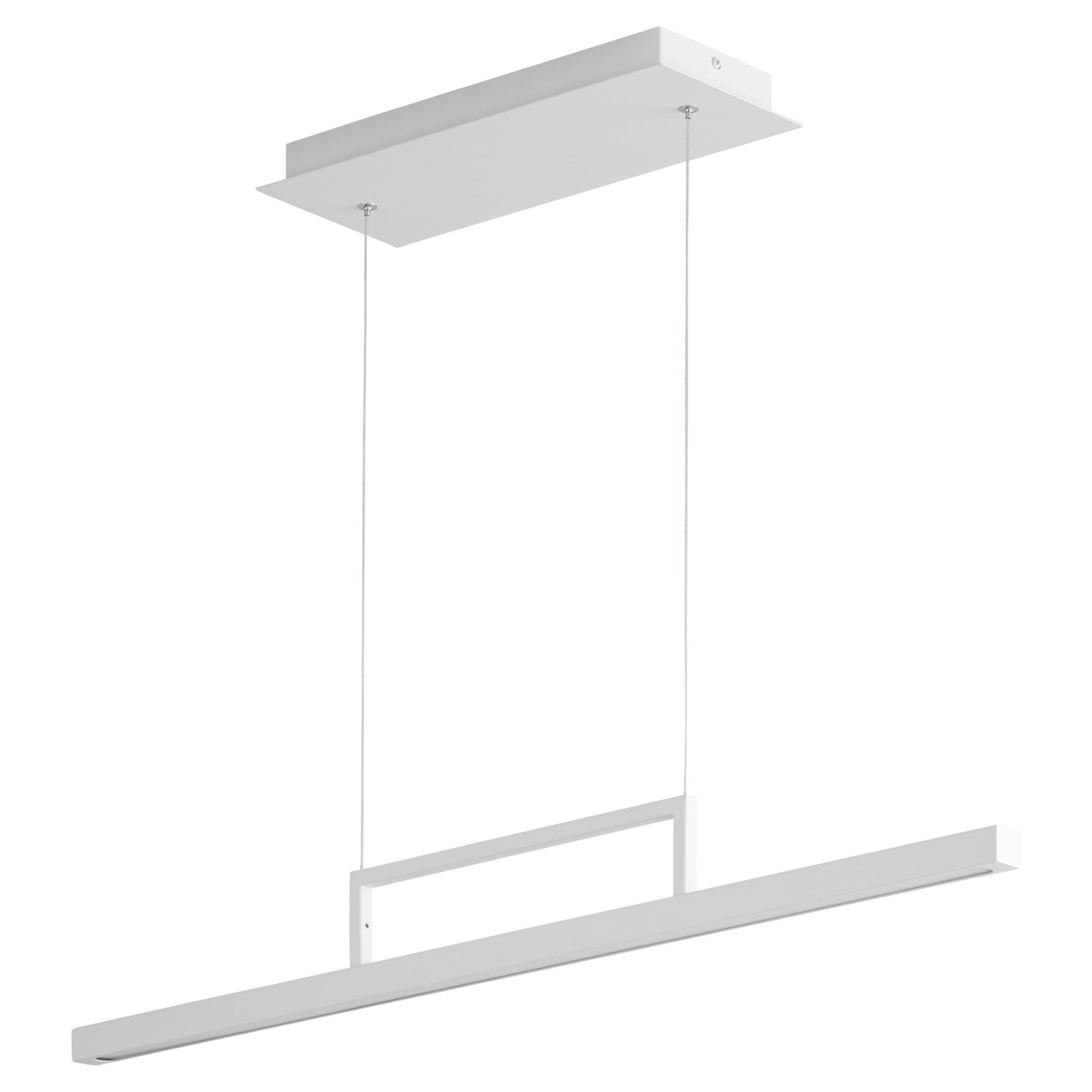 Photos - Chandelier / Lamp Oxygen Lighting 3-66 Stylus 34" Wide LED Linear Chandelier White Indoor Lighting Chandeliers 3-66-6 